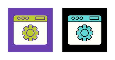 Web Settings Vector Icon