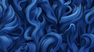 abstract blue color background with waves and lines photo