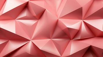 resumen geométrico formas en rosado color. futurista poligonal antecedentes foto