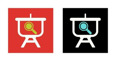 Searching Presentation Vector Icon