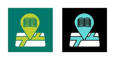 Library Location Vector Icon