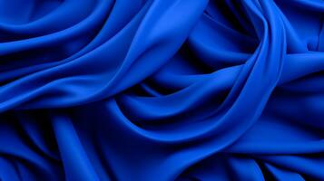 abstract blue color background with waves and lines photo