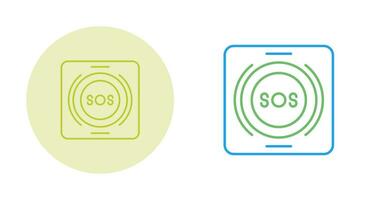 Emergency Button Vector Icon