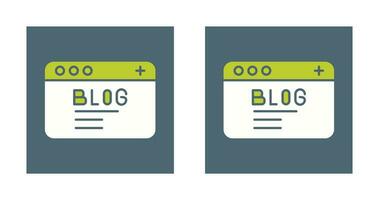 Blog Vector Icon