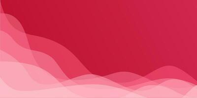 Abstract red liquid wave background vector