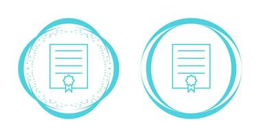 Certificate Vector Icon