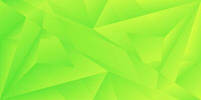 modern geometric lowpoly green and yellow gradient abstract background vector