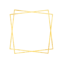 geometrico oro luccichio lusso nozze telaio per invito png