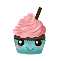 süße Cupcake-Illustration png