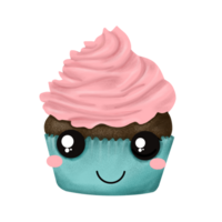 süße Cupcake-Illustration png