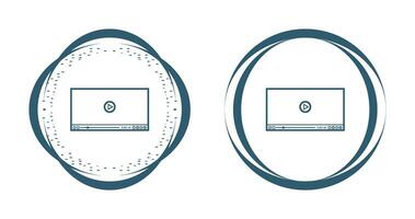 Video Player Vector Icon