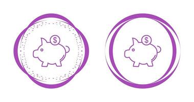 Piggy Saving Vector Icon