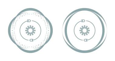 icono de vector de configuración de conversión