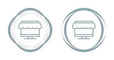 Online Shopping Website Vector Icon