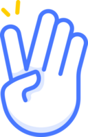 the show stopper hand emoji sticker icon png