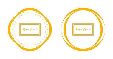 Solving Formula Vector Icon