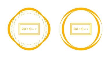 Solving Formula Vector Icon