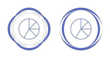 icono de vector de gráfico circular