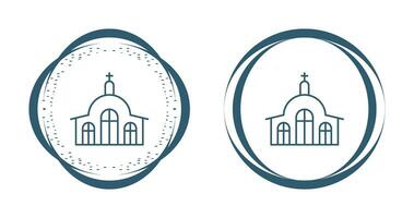 icono de vector de iglesia