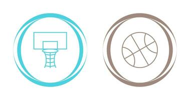 icono de vector de baloncesto