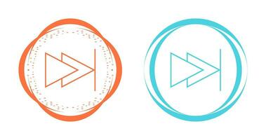 Move to End Vector Icon