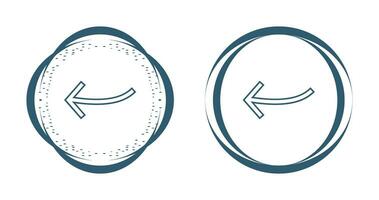 Arrow Pointing Left Vector Icon