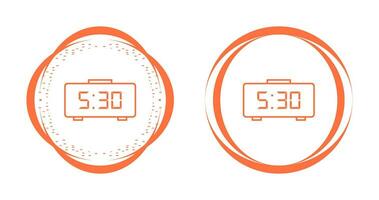 Digital Clock Vector Icon