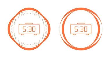 Digital Clock Vector Icon