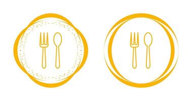 Spoon and Fork Vector Icon