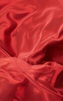 Smooth wave cloth background, 3d rendering. photo