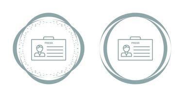 Male ID Vector Icon