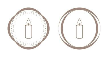 Lit Candle Vector Icon