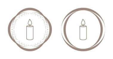 Lit Candle Vector Icon