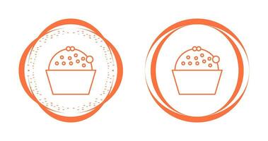 Cup Cake Vector Icon