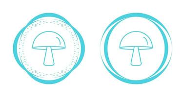 Single Mushroom Vector Icon