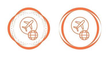 Global Flights Vector Icon