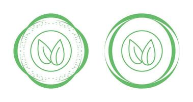 Two Leaves Vector Icon