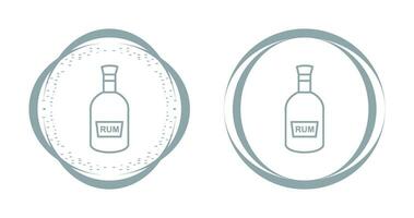 Bottle of Rum Vector Icon