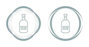 Bottle of Rum Vector Icon