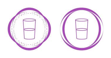 Water Glasses Vector Icon