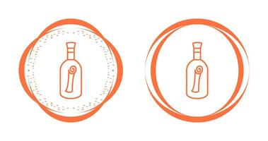 Scroll in Bottle Vector Icon