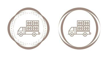 Loaded Truck Vector Icon