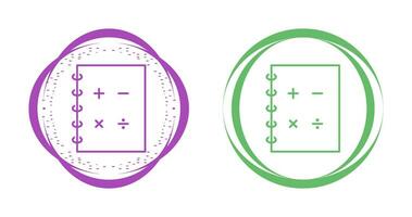 icono de vector de matemáticas