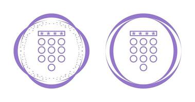 Passcode Lock Vector Icon