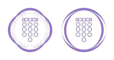 Passcode Lock Vector Icon