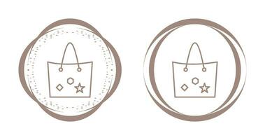 Bag with Tags Vector Icon