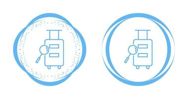 Luggage Inspection Vector Icon