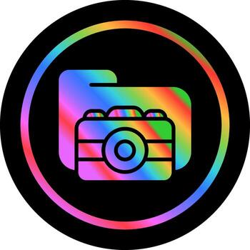 documento cámara vector icono