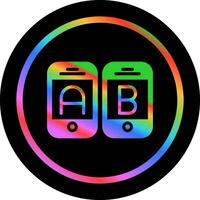 A B Testing Vector Icon