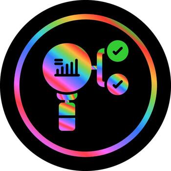 Prescriptive Analytics Vector Icon